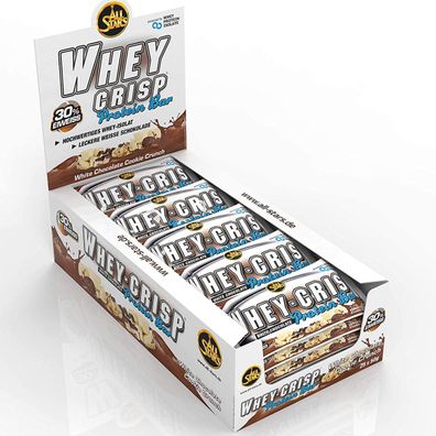 AllStars Whey Crisp white Chocolate Protein Bar Riegel 50g 25er Pack