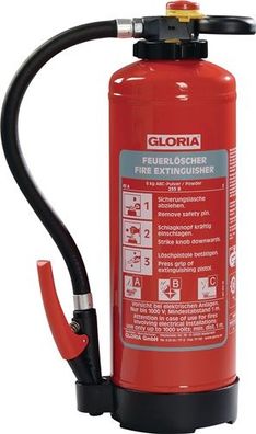 GLORIA 801271.1426 PH6PRO Auflade-Pulverfeuerlöscher 6 kg wiederaufladbar Brand