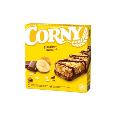 Corny Schoko Banane Müsliriegel mit Bananen und Milchschokolade 150g