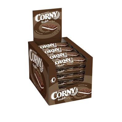 Corny Der Grosse Milch Dark und White Müsliriegel 40g 24er Pack