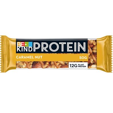 BE KIND Protein Riegel mit Toasted Caramel Nut ohne Gluten 50g