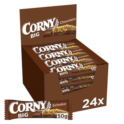 Corny Big Schoko Müsliriegel mit Milchschokolade 50g 24er Pack