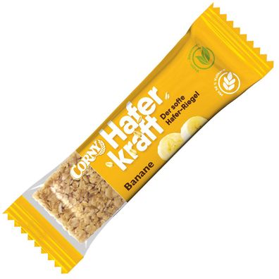 Corny Müsliriegel Haferkraft Riegel Banane Vollkorn Vegan 65g