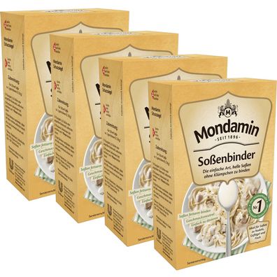 Mondamin Soßenbinder hell perfekt zu Pasta und Geflügel 250g 4er Pack