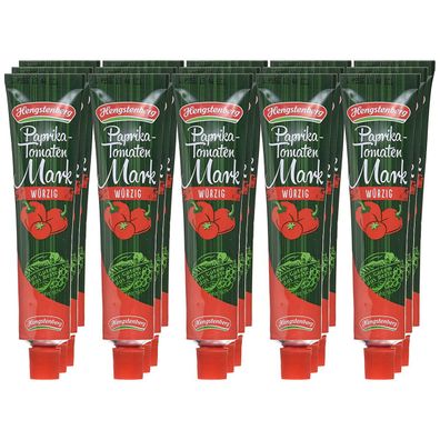 Hengstenberg Paprika Tomatenmark Wuerzig in der Tube 100g 15er Pack