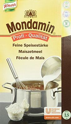 Knorr Mondamin Feine Speisestärke für Soßen Suppen und Gemüse 2500g