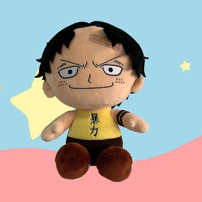 Anime ONE PIECE Kleines Ace Plüsch Puppe Kinder Stofftier Spielzeug 25cmGeschenk