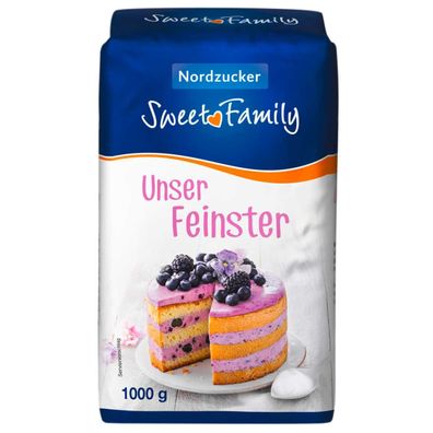 Sweet Family Nordzucker aus extra feinstem Kristallzucker 1000g