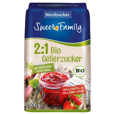 Sweet Family Bio Gelierzucker aus heimischen Zuckerrüben 500g