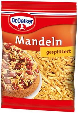 Dr. Oetker Mandeln gesplittert, 5er Pack (5 x 100 g)