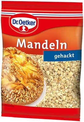 Dr. Oetker Mandeln gehackt, 5er Pack (5 x 100 g)