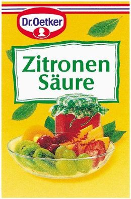 Dr. Oetker Zitronensäure, 12er Pack (12 x 25 g)