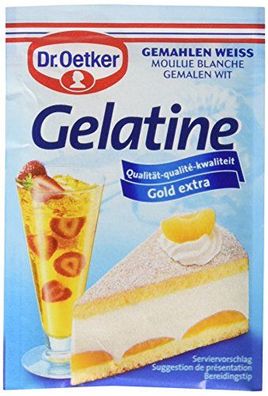 Dr. Oetker Gelatine Weiß Gemahlen, 11er Pack (11 x 27g Packung)