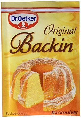 Dr. Oetker Backin Backpulver, 18er Pack (18 x 10er packs a 16 g)