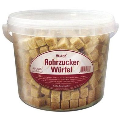 Hellma Rohrzuckerwürfel feinste Zuckerspezialitäten lose 2000g