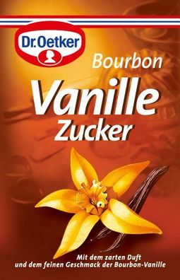 Dr. Oetker Bourbon Vanille Zucker mit zartem Duft 24g 13er Pack