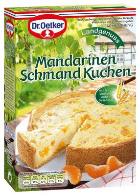 Dr. Oetker Mandarinen Schmand Kuchen, 4er Pack