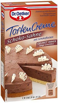 Dr. Oetker Tortencreme Schoko Sahne, 11er Pack