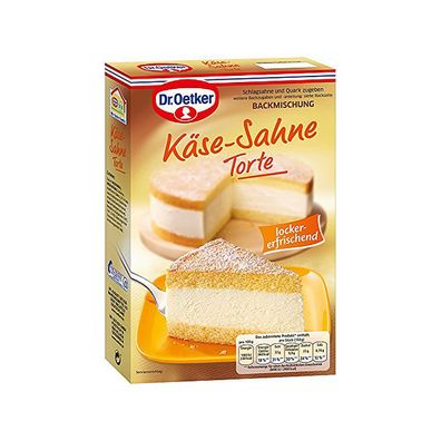 Dr. Oetker locker erfrischende Käse Sahne Torte 385g 4er Pack