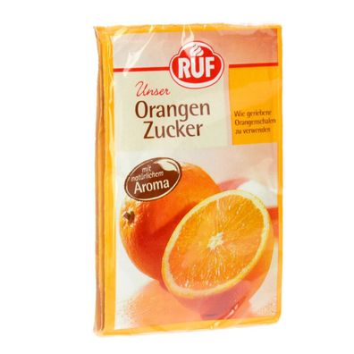 Ruf Orangen Zucker mit natürlichem Aroma 3 x 10g Päckchen 30g