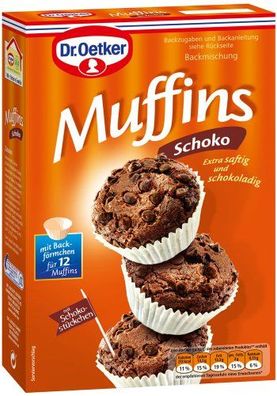 Dr. Oetker Muffins Schoko, 4er Pack (4 x 335 g)