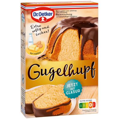 Dr Oetker Gugelhupf Rührkuchen Backmischung einfach und lecker 525g