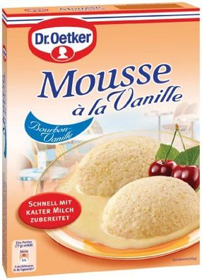 Dr. Oetker Mousse a la Vanille Cremepulver zarter Geschmack 60g