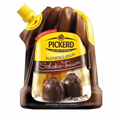 Pickerd Kuchenglasur Schoko Traum im Gugelhupf Förmchen 125g