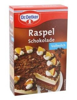 Dr. Oetker Raspelschokolade Vollmilch, 100 g