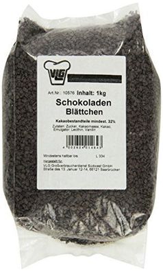 Huber-Klle Schokoblättchen 1 kg, 1er Pack (1 x 1 kg)