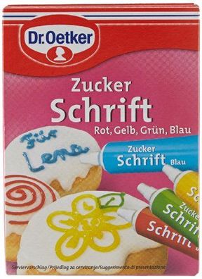 Dr. Oetker Zuckerschrift, 17er Pack (17 x 100g)