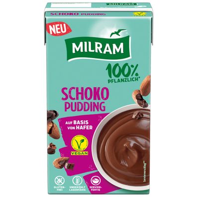 Milram Schoko Pudding auf Basis von Hafer pflanzlich vegan 1000g