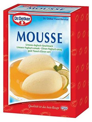 Dr Oetker Mousse Limone Joghurt Geschmack fruchig locker 1000g