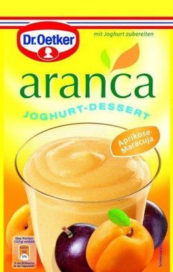 Dr. Oetker Aranca Joghurt-Dessert Aprikose & Maracuja