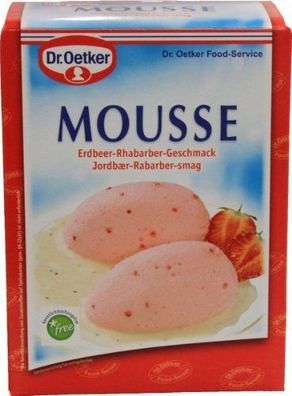 Dr. Oetker Mousse Erdbeer-Rhabarber-Geschmack 1kg