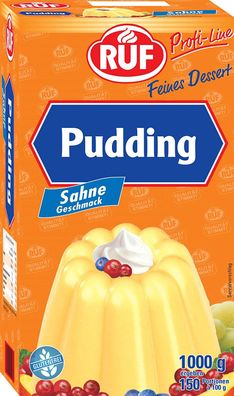 RUF Sahne Geschmack Puddingpulver 10er Pack 1000g