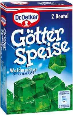 Dr. Oetker Götterspeise Waldmeister Geschmack 23g 12er Pack