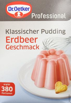 Dr. Oetker Pudding Erdbeer-Geschmack 2.5 kg, 1er Pack (1 x 2.5 kg)