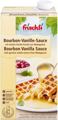 Frischli Bourbon-Vanille Sahnesauce feinstes Vanille-Aroma 1000ml