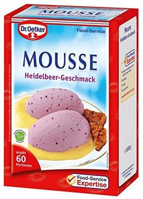 Dr. Oetker Mousse Heidelbeer-Geschmack 1 kg, 1er Pack (1 x 1 kg)