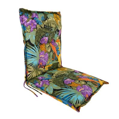 Universal Niedriglehner Auflage - Amazonas - Garten Stuhl Polster Sitzkissen