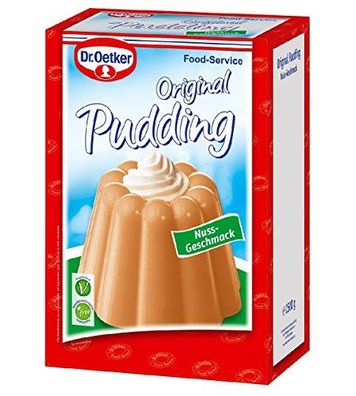 Dr. Oetker Pudding Nuss-Geschmack 2.5 kg, 1er Pack (1 x 2.5 kg)