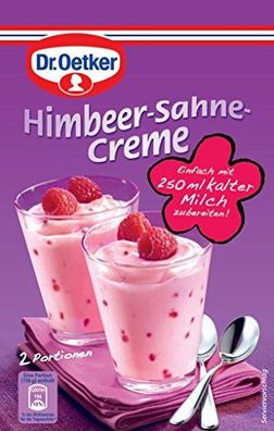 Dr. Oetker Himbeer-Sahne-Creme 62g