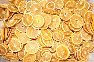Getrocknete Orangenscheiben Weihnachten Kranz Früchte Orangen Trockenblumen