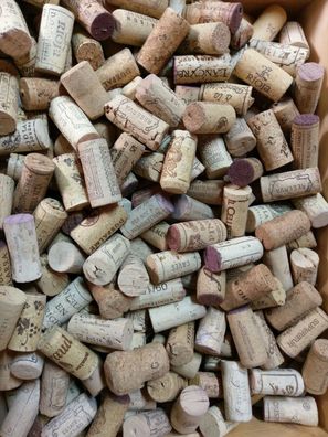natürliche gebrauchte Weinkorken - echte Korken aus Europa Ideal zum Basteln