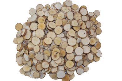 Birkenscheiben ca.2-5cm Holzscheiben Baumscheiben Astscheiben Holzrad Birken