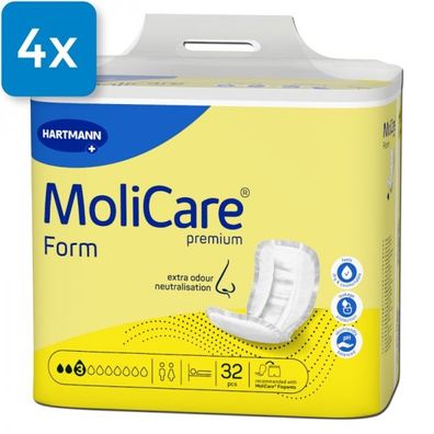 MoliCare® - Premium Form 3 Tropfen, 4 x 32 Stück