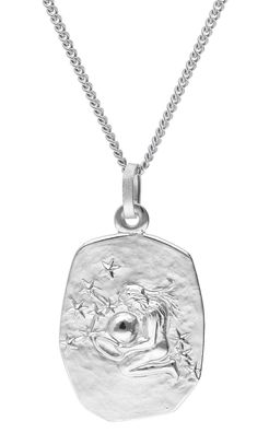trendor Schmuck Sternzeichen Wassermann Halskette Silber 925 15330-02