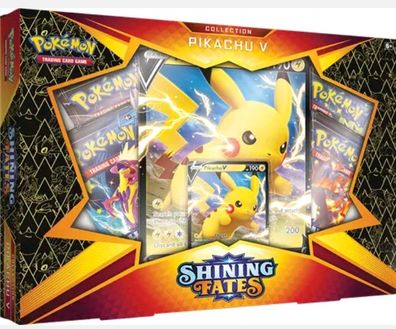 Pokémon Sammelkarten Shining Fates Pikachu V Box Shining Fates Englisch