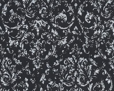 A.S. Création, Metallic Silk, # 306606, Vliestapete, Anthrazit - Grau, Metallic